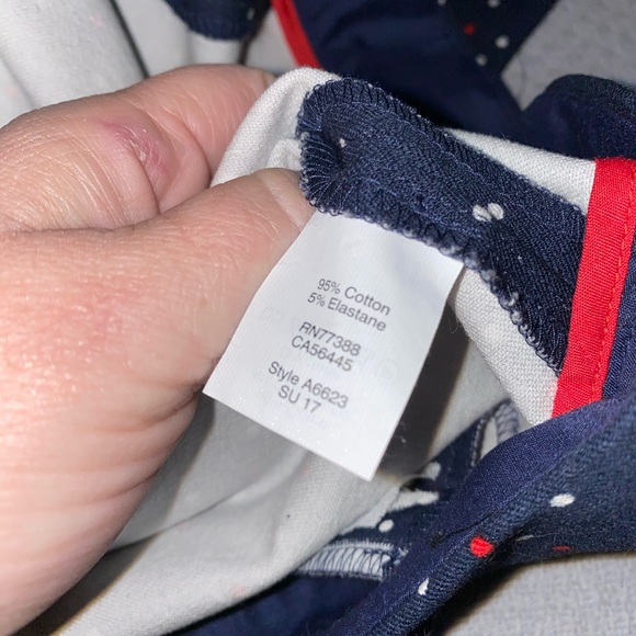 J. Crew Winnie Pant, navy with red and white polka dots EUC - Picture 13 of 13